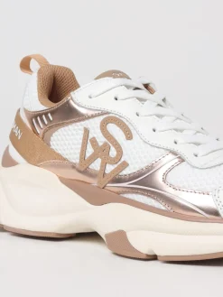 Sneakers Trainer Stuart Weitzman in pelle e mesh