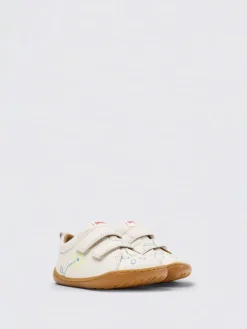 Sneakers Twins Camper in pelle con stampa floreale