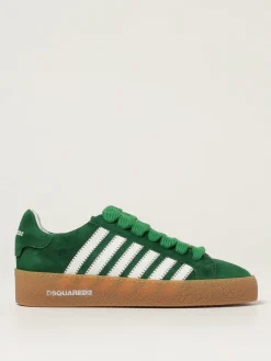 Sneakers uomo Dsquared2 in camoscio