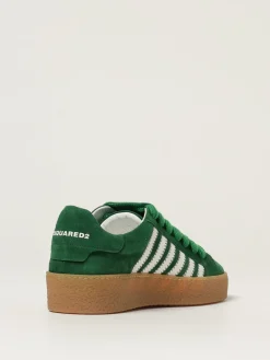 Sneakers uomo Dsquared2 in camoscio