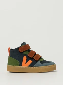Sneakers V-10 Mid Veja in camoscio senza cromo