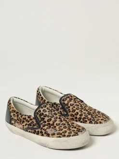 Sneakers VCE Penstar Golden Goose in cavallino animalier effetto used