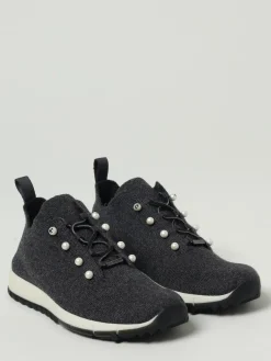 Sneakers Veles Jimmy Choo in maglia di cashmere