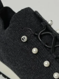 Sneakers Veles Jimmy Choo in maglia di cashmere