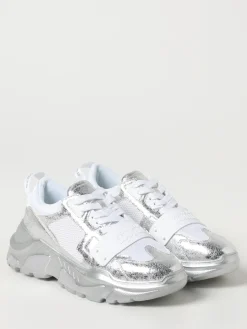 Sneakers Versace Jeans Couture in mesh e pelle cracklè