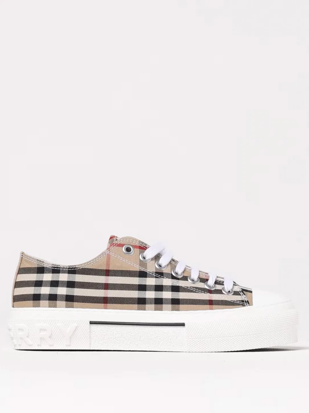 Sneakers Vintage Check Burberry in canvas di cotone