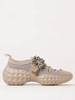 Sneakers Viv Run Roger Vivier in camoscio e mesh