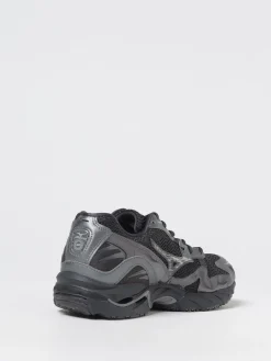 Sneakers Wave Rider 10 Mizuno in mesh e pelle laminata