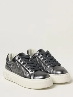 Sneakers Yoko 21 Pinko in nylon trapuntato e pelle laminata