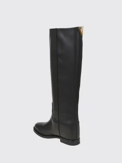 Stivale con zeppa interna Via Roma 15 in pelle