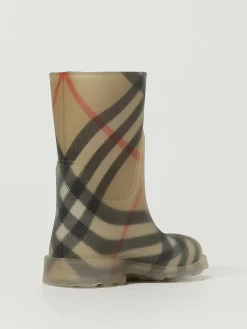 Stivale da pioggia Burberry in gomma stampata
