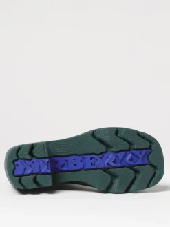 Stivaletto Burberry in gomma con stampa check