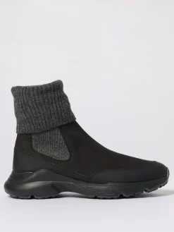 Stivaletto Chelsea Tod's in nabuk e lana merino