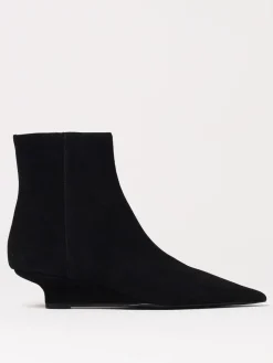 Stivaletto con zeppa Toteme in camoscio