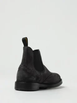 Stivaletto Doucal's in camoscio con motivo brogue