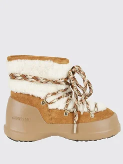 Stivaletto Luna Moon Boot in camoscio e shearling
