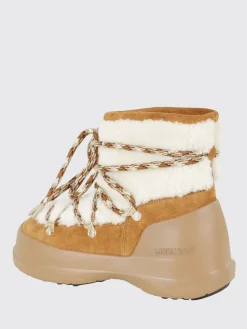 Stivaletto Luna Moon Boot in camoscio e shearling