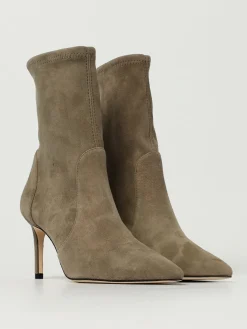 Stivaletto Power Stuart Weitzman in camoscio