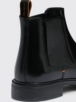 Stivaletto Santoni in pelle spazzolata