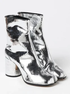Stivaletto Tabi Mirror Maison Margiela in pelle laminata cracklè