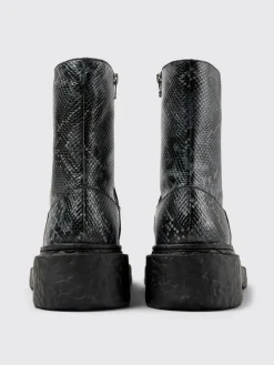 Stivaletto Vamonos Camper in pelle stampa pitone