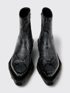 Stivaletto Venga Camper in pelle stampa pitone