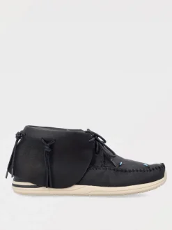 Stivaletto Visvim in pelle con perline ricamate