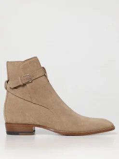 Stivaletto Wyatt 30 Jodhpur Saint Laurent in suede