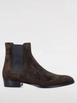 Stivaletto Wyatt Saint Laurent in camoscio