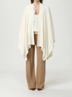 Stola in misto lana con inserti in pizzo Ermanno Scervino Life