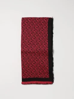 Stola Micron Pinko in misto lana con logo all over