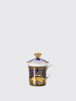Tazza con coperchio Rosenthal x Versace Home in porcellana