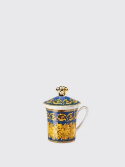 Tazza con coperchio Rosenthal x Versace Home in porcellana
