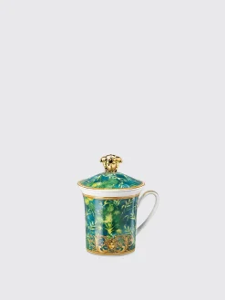 Tazza con coperchio Rosenthal x Versace Home in porcellana