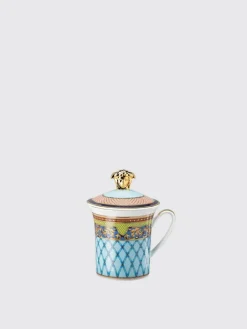 Tazza con coperchio Rosenthal x Versace Home in porcellana