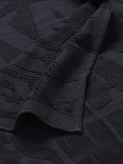 Telo da bagno EA7 Swimwear in spugna di cotone