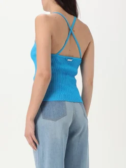 Top a coste Iceberg in jersey di viscosa