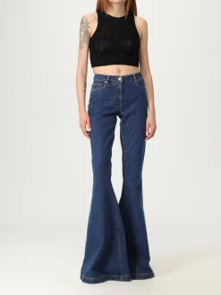 Top cropped Etro in misto cotone