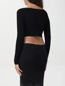 Top cropped Oval D Diesel in viscosa