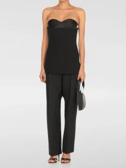 Top da sera Khaite in raso