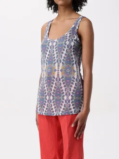 Top Etro in viscosa con stampa Paisley