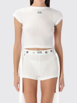 Top in cotone con logo Jean Paul Gaultier