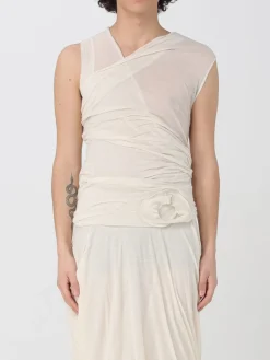 Top in cotone drappeggiato Rick Owens