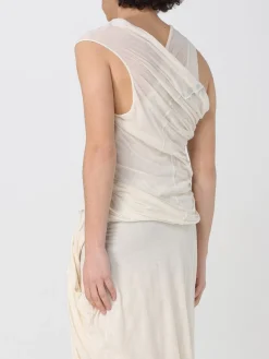 Top in cotone drappeggiato Rick Owens