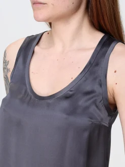 Top in raso di seta Brunello Cucinelli