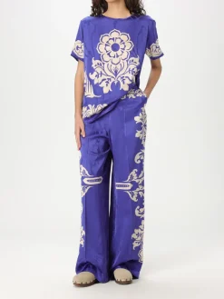 Top in viscosa con stampa floreale Etro