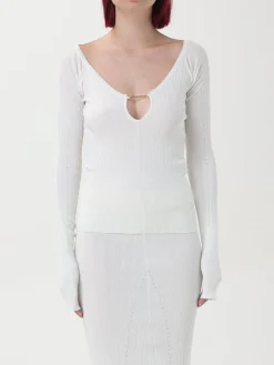 Top Le Haut Pralu Jacquemus in viscosa stretch a coste