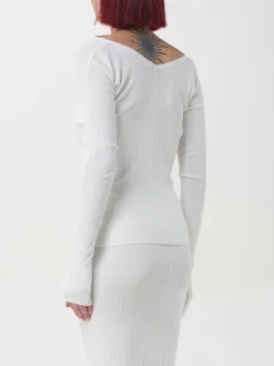 Top Le Haut Pralu Jacquemus in viscosa stretch a coste