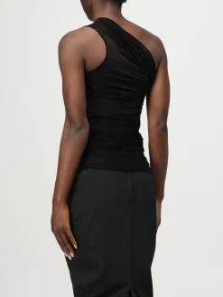 Top monospalla Rick Owens in jersey drappeggiato