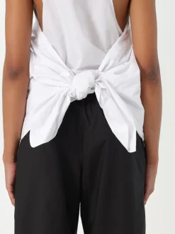 Top N°21 in cotone con fiocco